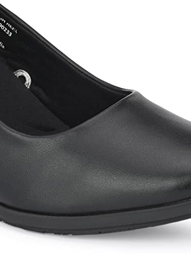 Delize Black women heeled ballerinas 64060 (Black, UK Footwear Size System, Adult, Women, Numeric, Medium, 9)