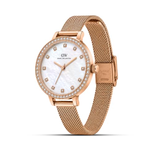 Daniel Wellington Round 30mm Pink Dial Analog Women Watch - DW0DL2502
