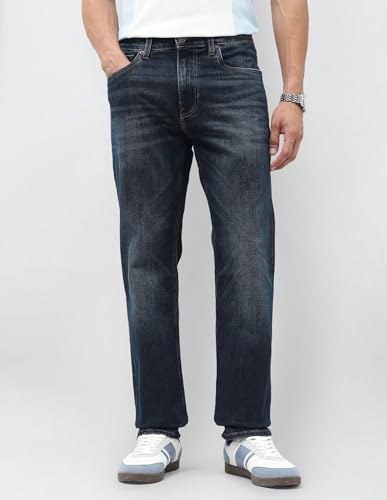 U.S. Polo Assn. Denim Co. Men's Harold Slim Straight Fit Blue Jeans (UDJEN1884_Blue_40)