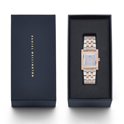 Daniel Wellington Square 24mm Silver Dial Analog Women Watch - DW0DL2800