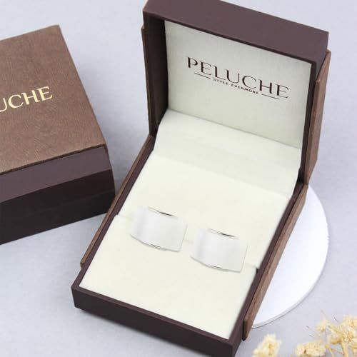 Peluche Stone Saga: Studded with Cat's Eye Stone Cufflinks for Men
