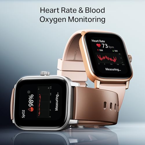 boAt Wave Call 3 Smartwatch 1.83” HD Display with Animated Watch Faces; BT Calling, Functional Crown, Multiple Sports Modes, IP68, HR, SpO2 Monitor, Smart Watches for Men & Women (Spring Blossom)