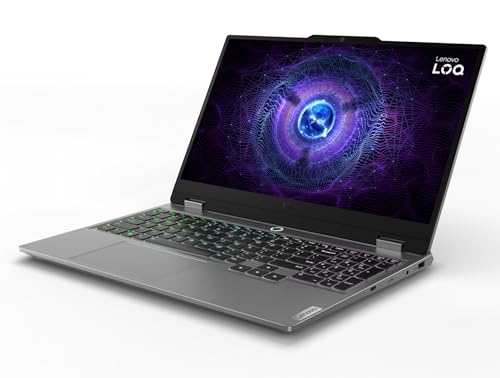 Lenovo LOQ 2024 13Th Gen Intel Core I5-13450HX | NVIDIA RTX 3050 6GB (16GB RAM/512GB SSD/15.6" (39.6Cm)/Windows 11/Office Home 2024/100% Srgb/3 Mon. Game Pass/Grey/2.4Kg), 83DV00XCIN Gaming Laptop
