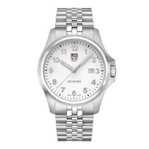 Luminox - Dress Field X3.BE27 - Mens Field Watch - Watches for Men - 43mm - Swiss Quartz - 100M Water Resistant - Sapphire Crystal - Stainless Steel Case - Always Visible - Swiss Made