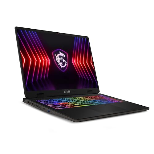 MSI Sword 16 HX, Intel 14th Gen. i7-14700HX, 41CM 16:10 FHD+ 144Hz Gaming Laptop(16GB/1TB NVMe SSD/Windows 11 Home/NVIDIA GeForce RTX 4060, GDDR6 8GB /Cosmos Gray/2.3Kg), B14VFKG-208IN
