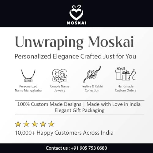 MOSKAI® Personalized Initial Cufflinks for Men Custom Monogram Stainless Steel Letter Cuff Links Luxury Gift for Groomsmen, Weddings, Business, Formal Wear (Gold Plating)
