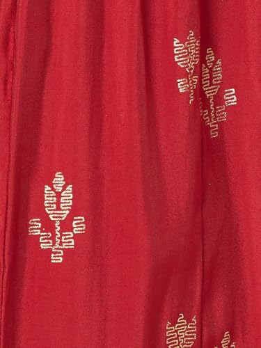 Max Women's Polyester Blend Kurta Set (COME58002A_RED