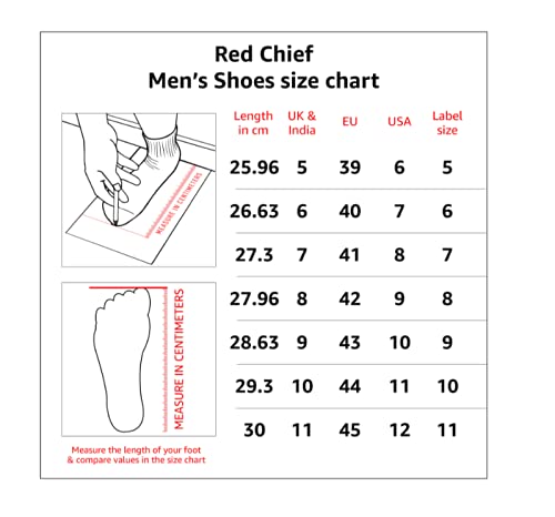 Red Chief Derby Lace Up | Men's Formal Shoes for Office | Black | Rubber Sole