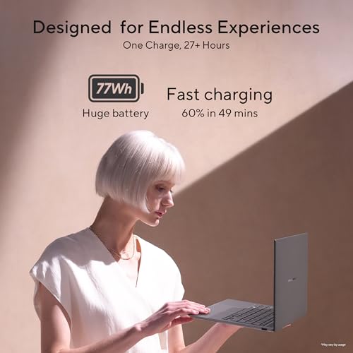 ASUS Zenbook S14 (2026),Smartchoice,Intel Core Ultra 9 (Series 3),16GB RAM,512GB SSD, 3K OLED,Touchscreen, 14"(35.5 cm),Win 11,M365 Basic(1Y),Office 2024,Gray, 1.2 Kg, UX5406AA-SU362WS, Copilot+ PC