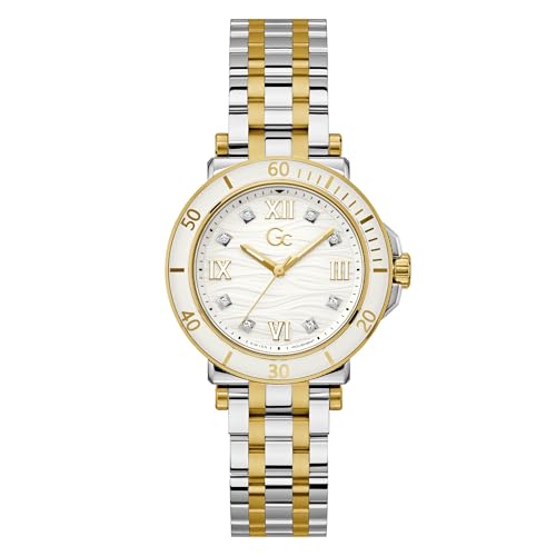 GC Analog White Dial Women's Watch-Z45002L1MF