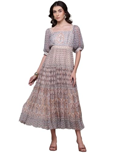 Label RITU KUMAR Ecru Caprese Long Dress