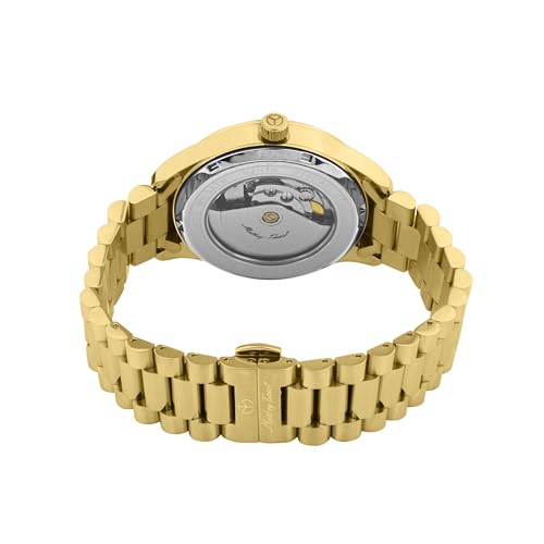 Mathey-Tissot Swiss Made Urban Power Reserve Quartz Green Dial Analog Watch for Men - H411ATPRPV