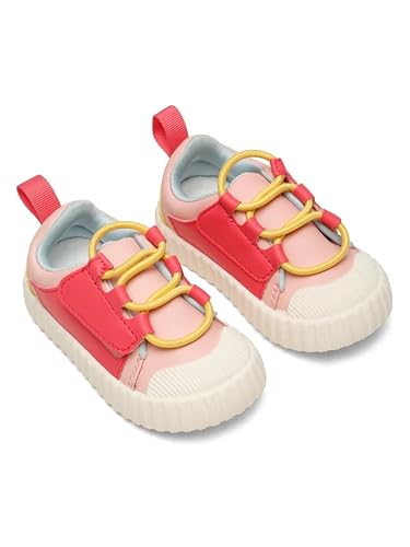 ONYC Poco Toddlers's Comfortable & Lightweight Lace-Free Sneakers- Pink (Girls)