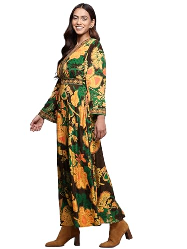 Ritu Kumar Brown Anisa Dress