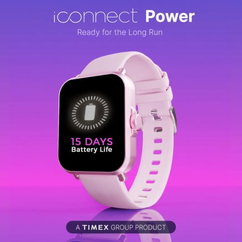 TIMEX iConnect Power 1.83"(4.6cm) Display, 15 Days Battery Life Smartwatch - TWIXW1801T