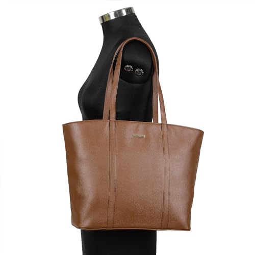 Fastrack Women's Essential Tote Bag | Fits Upto 14" Laptop | Top Zip Closure, Inner and Side Zip Pockets, Slip Pocket | Comfortable Shoulder Strap | Everyday Tote | Tote Bag for Casual Carry