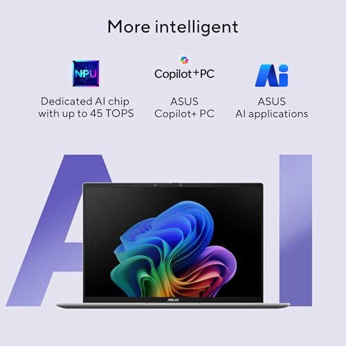 ASUS Vivobook 16, Snapdragon X, 16GB RAM, 512GB SSD, FHD+ 16", Windows 11, Office Home 2024, Cool Silver, 1.88kg, X1607QA-MB050WS, Qualcomm Adreno iGPU, 45TOPS, M365 Basic(1Year)* Laptop