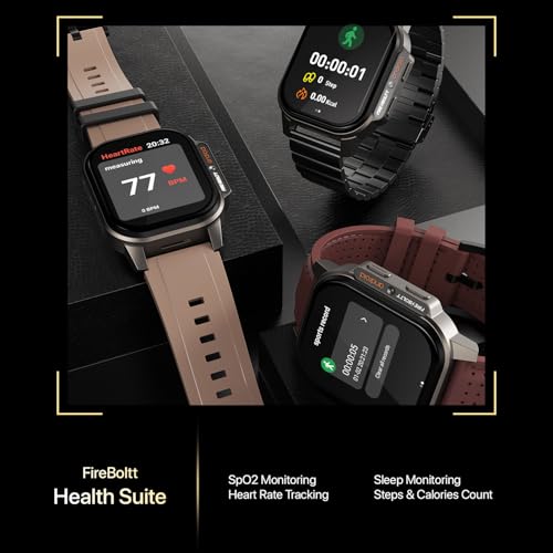 Fire-Boltt Snapp Smart Watch, Selfie Camera, 4G Nano-SIM Slot, 54.1mm AMOLED Display, Play Store- Unlimited apps, 1000mAh Battery, 2GB/4GB RAM + 16GB/64GB ROM (Marlet Maroon)