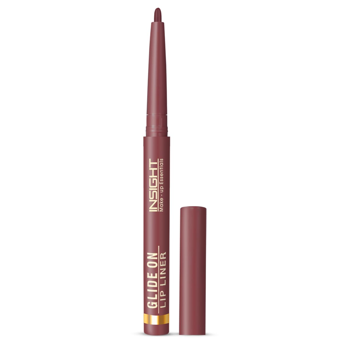Insight Cosmetics Glide On Lip Liner | One Swipe Smooth Application | Long Lasting Lip Pencil,0.3 gm,18