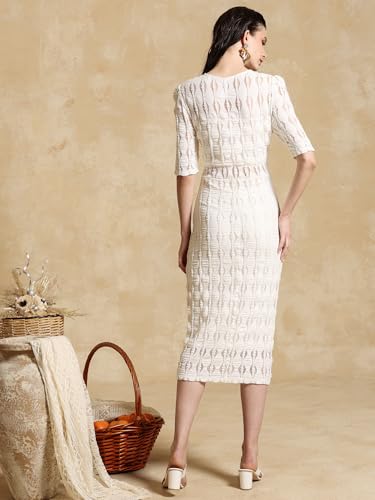 Kazo Luna Mini Dress Off White