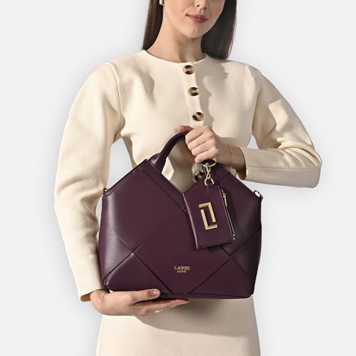 Lavie Luxe Women's Crossway26 Medium Satchel Handbag | Satchel Bag for Work | Ladies Purse | Stylish Shoulder Bag | Gift For Women