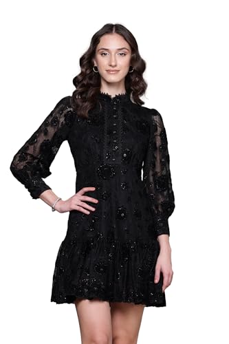 Label RITU KUMAR Black Molly Shift Dress