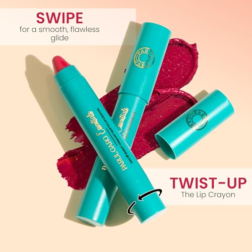 Parul Garg Beauty Creamy Matte Lip Crayon | Soft Matte & Hydrating Formula with Almond Oil & Vitamin E | Rich Pigment & Comfortable Wear | 100% Vegan (Influencer)
