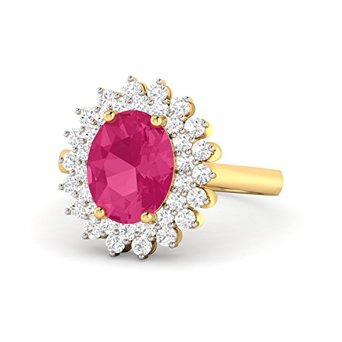 PC Jeweller 14k (585) Yellow Gold and Solitaire Ring for Women