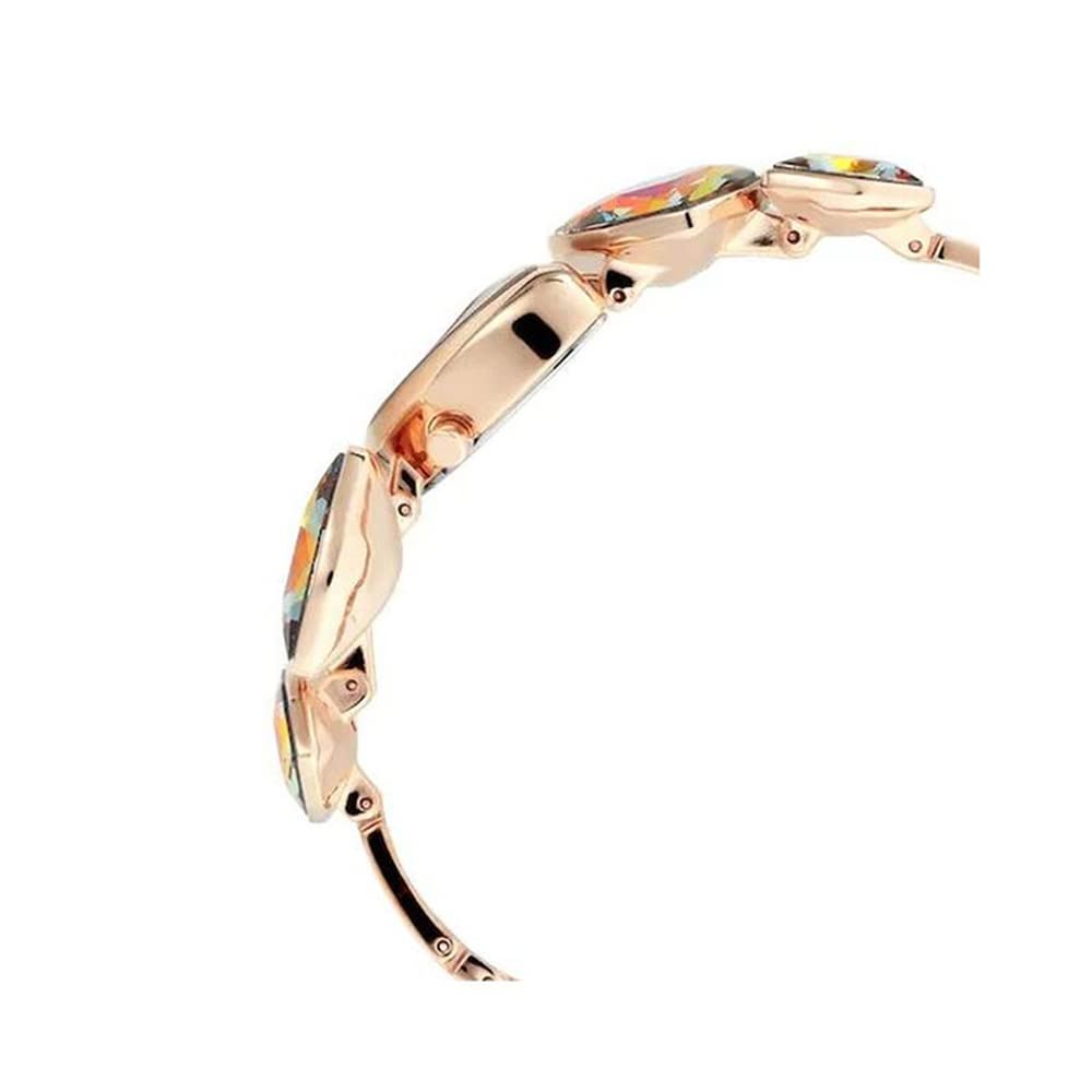 Titan Raga I Am Maroon Dial Women Analog Watch With Metal Strap-Ns95095Wm02F, Band Color:Rose Gold/NT95095WM02F