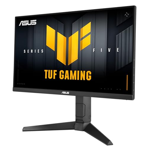 ASUS TUF Gaming Series 5 23.8” 1080P Monitor (VG249QML5A) - Fast-IPS, 240Hz, 0.3ms, G-SYNC Compatible, FreeSync Premium, 99% sRGB, Height Adjustable, DisplayWidget, Gaming AI, 3 yr Warranty