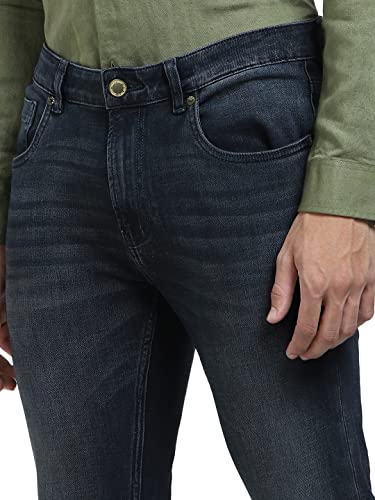 Jack & Jones Men's Cotton Blend Skinny Fit Blue Jeans_28