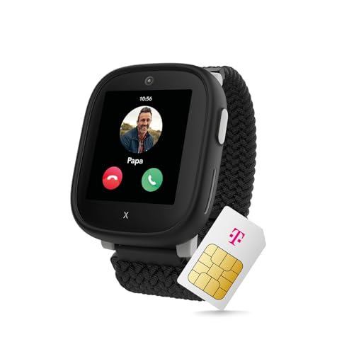 Xplora X6 Play Smartwatch Black for Children I with GPS Tracker & SOS Button I Includes Mix & Match Change Accessories I Kids Watch with Camera & Pedometer I Phone Watch with Mobile Phone App