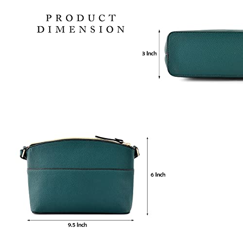Sakwoods Women Pu Sling Bag Green
