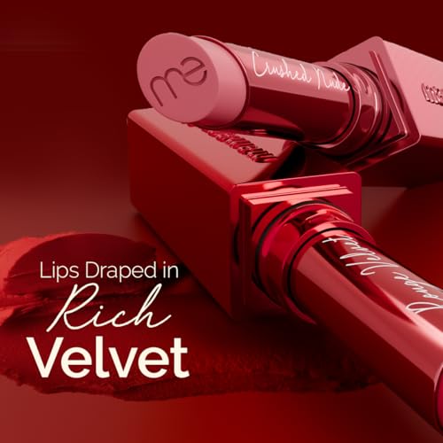 Mamaearth Luxe Matte Longstay Lipstick Pack of 2 - The Luxe Edit |16 hrs* Long Stay | Made Safe Certified | Smudge Proof | Valentine Edit | For Her