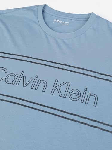 Calvin Klein Jeans Men's Regular Fit T-Shirt (40IC818422 Blue