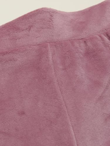 Girls Pink Solid Trousers