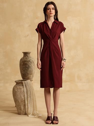 Kazo Ramona Midi Dress for Women Red