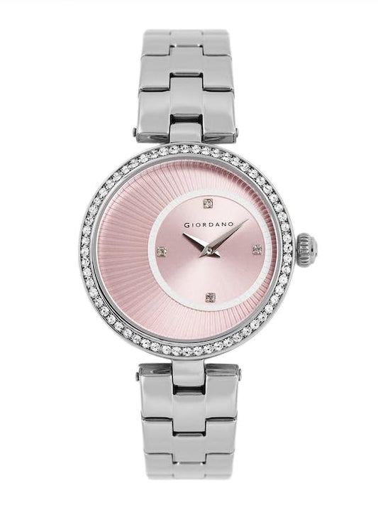Giordano Analog Stylish Wrist Watch for Women | Classy Dial, Stainless Steel Case|Ideal Gift for|Ladies|Girls - A2056