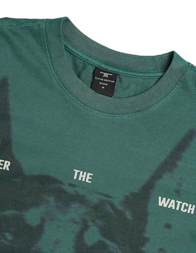 Flying Machine Graphic Printed Relaxed Fit T-Shirt