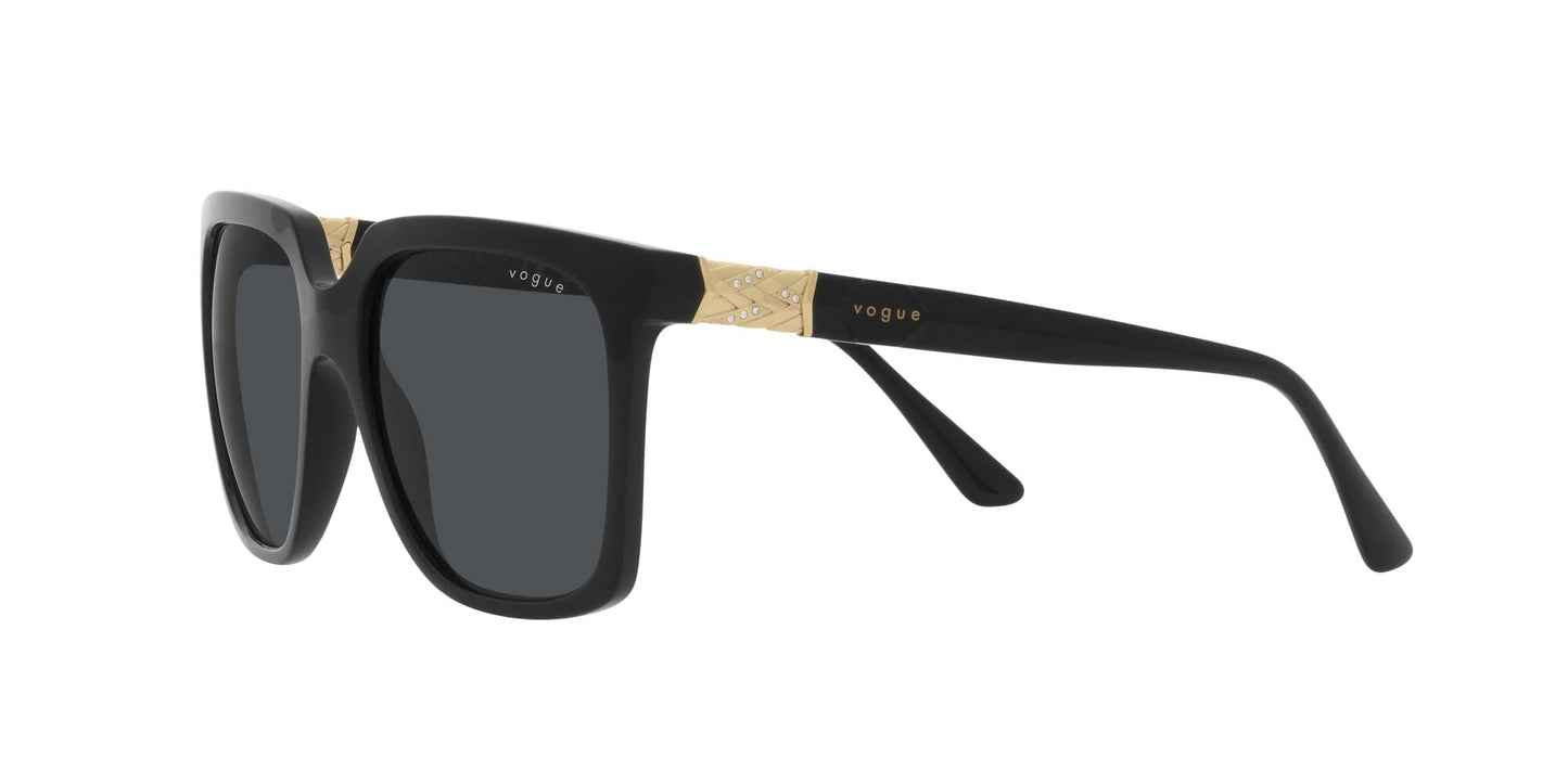 Vogue Eyewear Women UV Protected Grey Lens Square Sunglasses - 0VO5476SBW44/8754