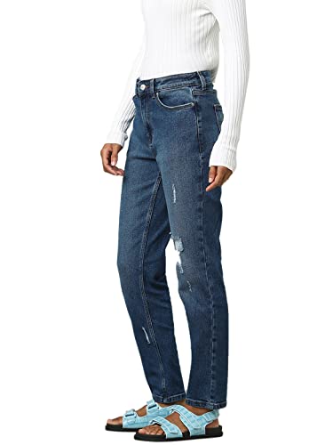 ONLY Straight Fit Jeans (15288749_Medium Blue Denim_26)
