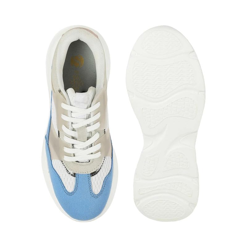 tresmode JA Blue Women's Sneakers in Size 5 UK / 38 EU