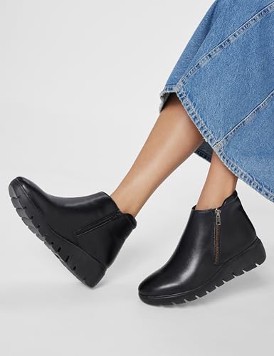 ELLE Women's Boot,Black,UK-7