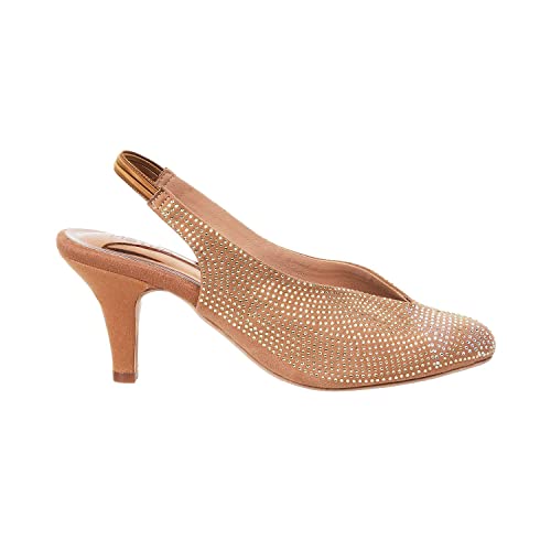 Metro Womens Synthetic Gold Sandals (Size (3 UK (36 EU))