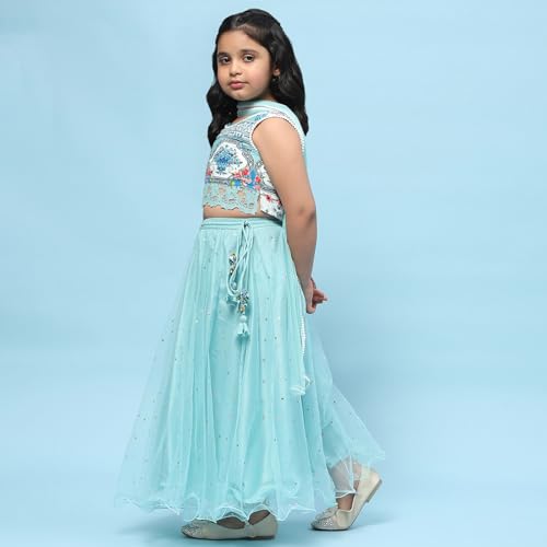 BIBA Girls PRINTED STRAIGHT KID(KWSUMMER ZEST5826_WHITE_9)