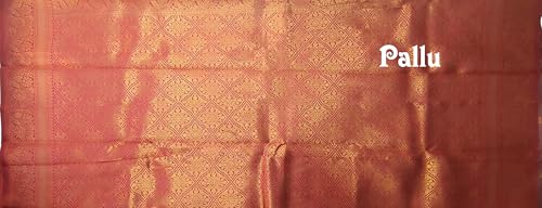 SREE KUMARAN Women's Kanchipuram Kubera Silk Pure Pattu Sarees With Blouse