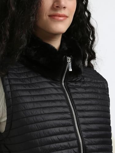 Calvin Klein Jeans Women's A-Line Coat (M4XTS419BLK_Black