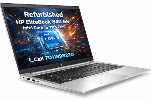 Certified 840G8 Business Laptop | Core i5 11th Gen • 14" FHD Screen| 8GB RAM + 512GB SSD | Ultra Slim Silver Body | Win 11 Pro