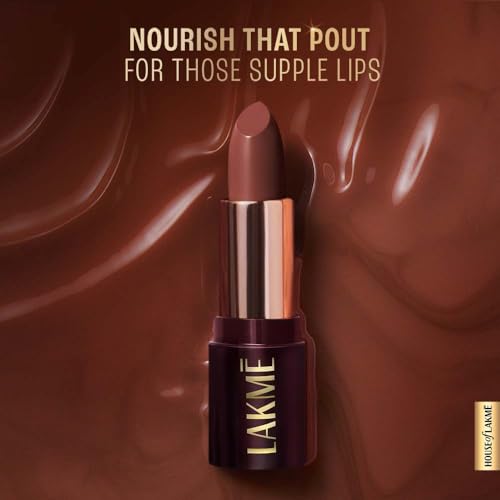 Lakme Ultimat Glam Satin Matte Lipstick -NudeMuse-UN1-4.3g (Pack of 2)