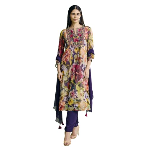 Aarke Ritu Kumar Multi Celestiall Kurta With Pant And Dupatta